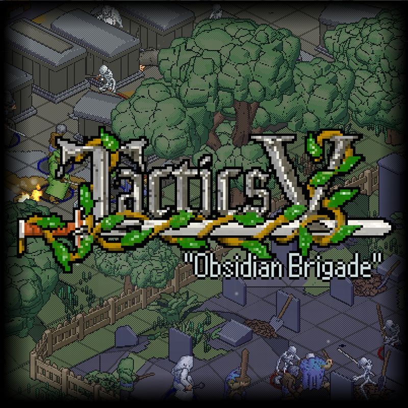 Front Cover for Tactics V: "Obsidian Brigade" (Nintendo Switch) (download release)