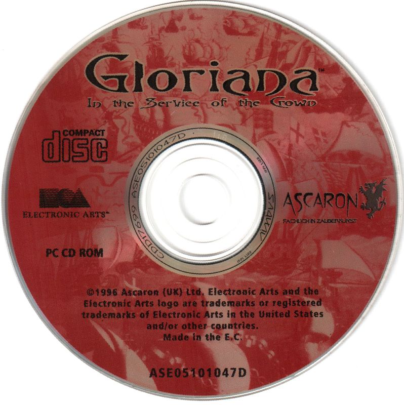 Media for Gloriana (DOS)