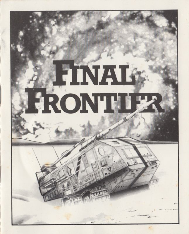 Manual for Final Frontier (DOS): Front
