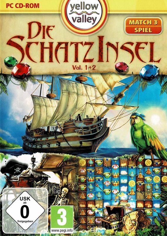 Front Cover for Die Schatzinsel Vol. 1+2 (Windows) (Yellow Valley release)