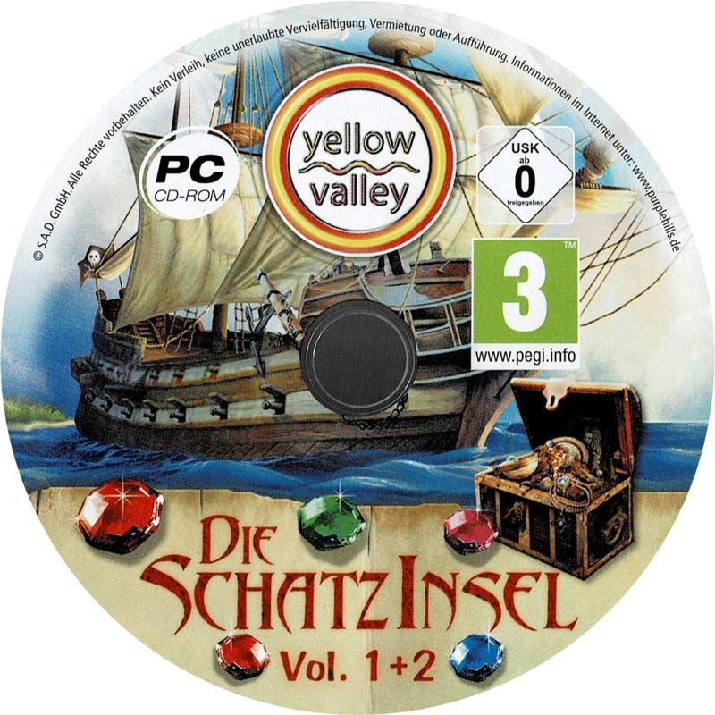Media for Die Schatzinsel Vol. 1+2 (Windows) (Yellow Valley release)