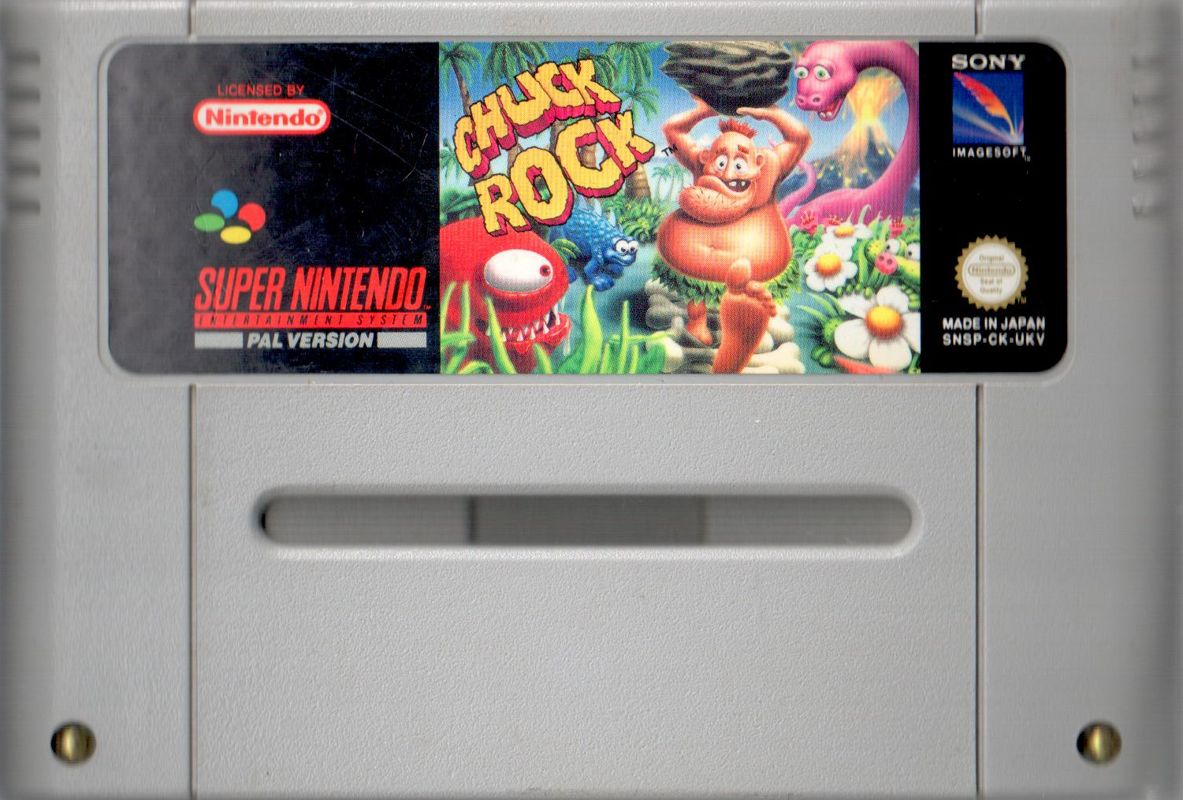 Media for Chuck Rock (SNES): Front