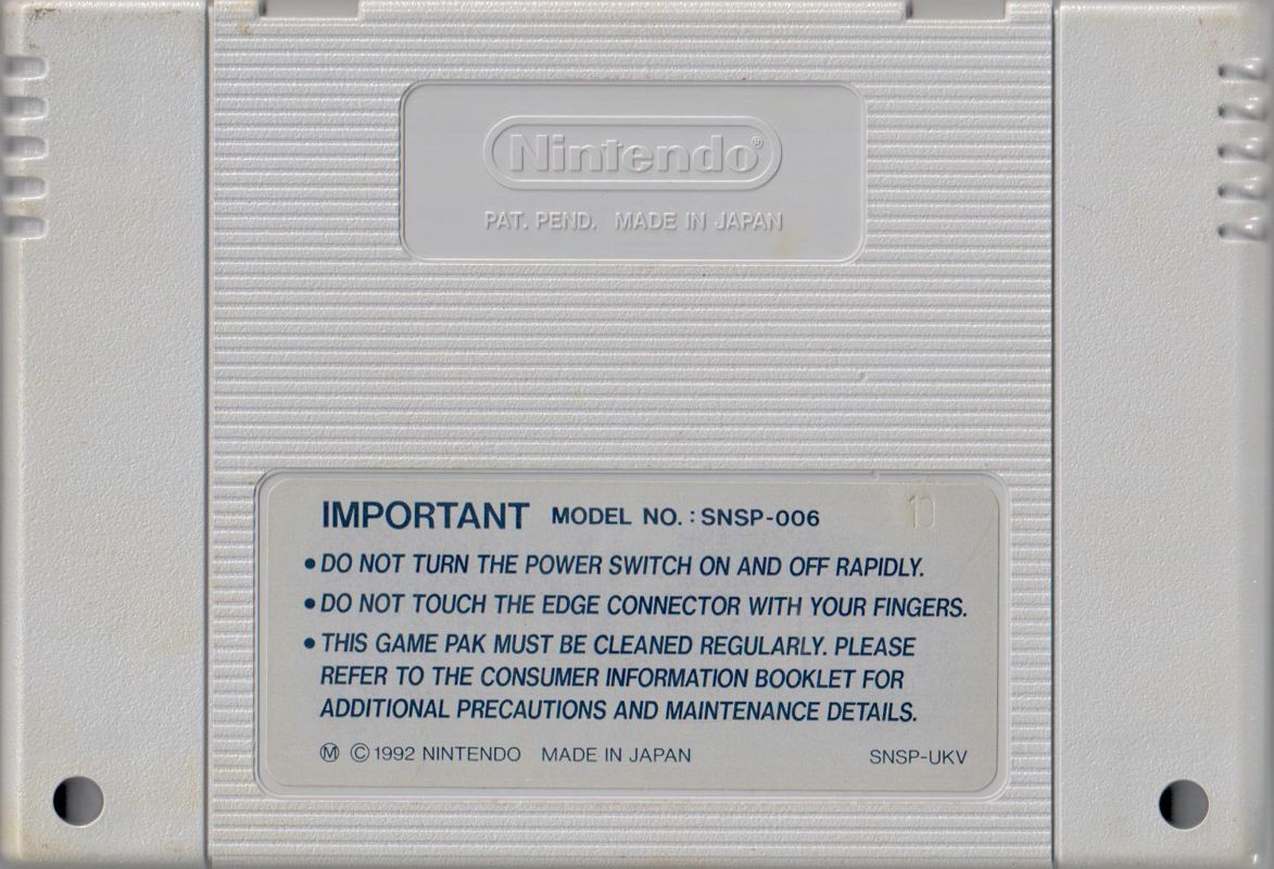 Media for Chuck Rock (SNES): Back