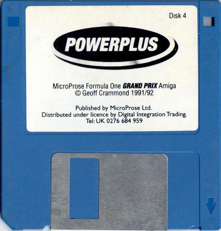 Media for World Circuit (Amiga) (PowerPlus release): Disk 4