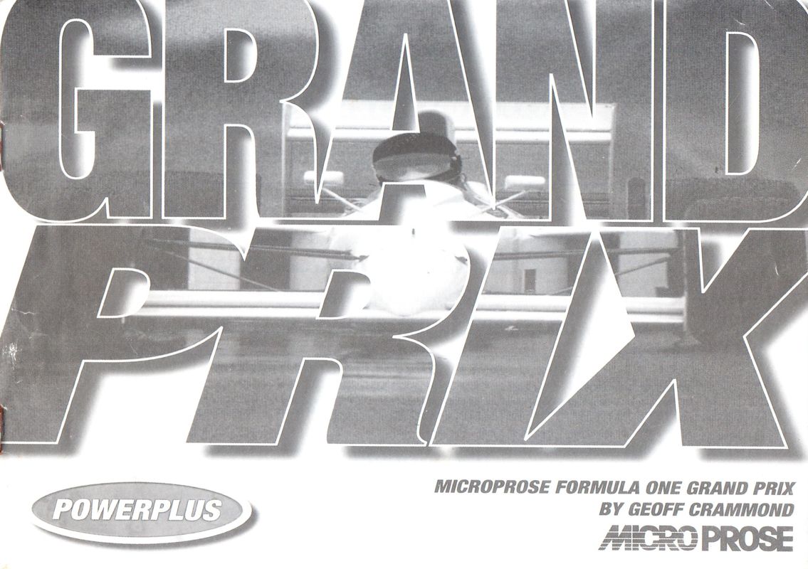 Manual for World Circuit (Amiga) (PowerPlus release): Front