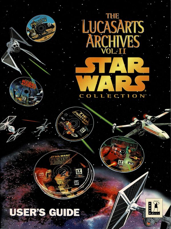 Manual for The LucasArts Archives: Vol. II - Star Wars Collection (DOS and Windows): Front
