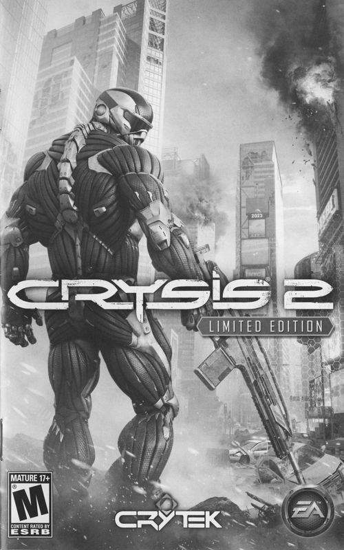 Manual for Crysis 2 (Limited Edition) (Windows): Front