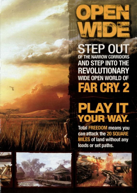 Far Cry 2 cover or packaging material - MobyGames