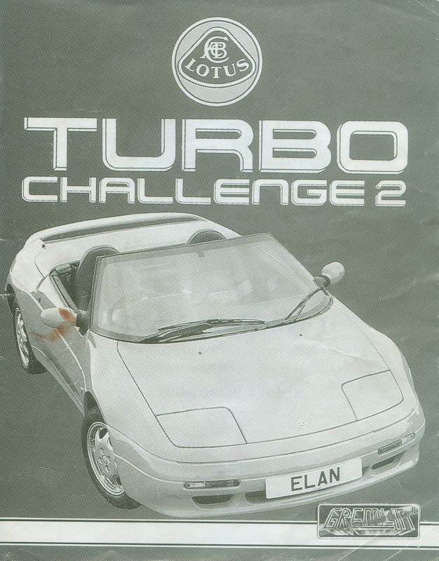 Manual for Lotus Turbo Challenge 2 (Amiga): Front