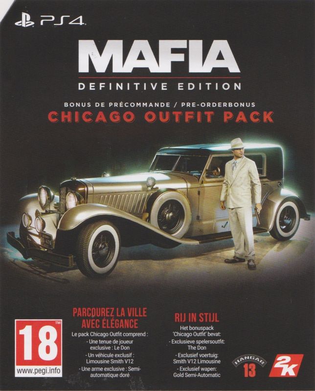 Other for Mafia Trilogy (PlayStation 4) (Sleeved Digipak): 2K Account Bonus DLC Flyer (1) - Front