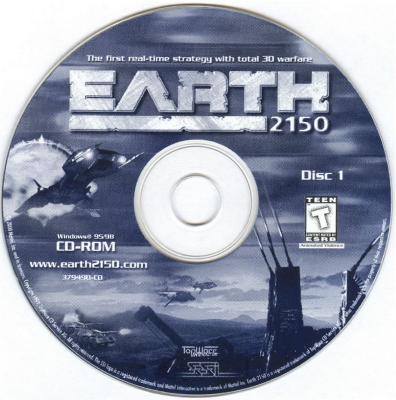 Media for Earth 2150 (Windows): Disc 1/2