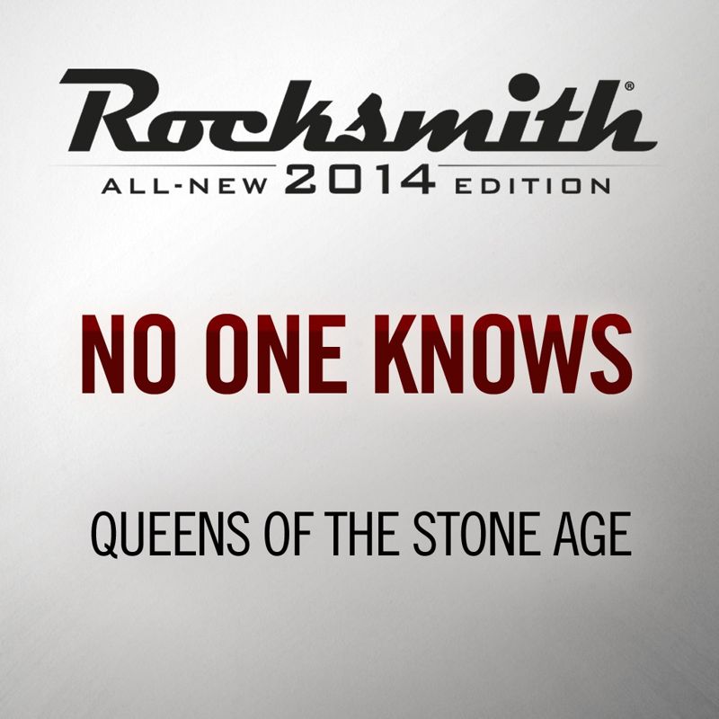 Front Cover for Rocksmith: All-new 2014 Edition - Queens Of The Stone Age: No One Knows (PlayStation 3 and PlayStation 4) (download release)