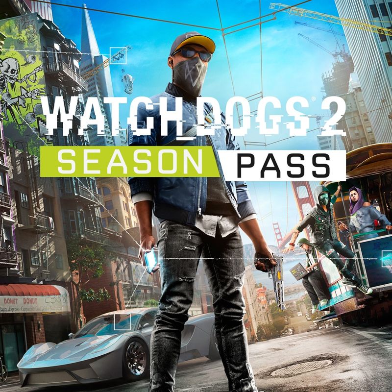 Front Cover for Watch_Dogs 2: Season Pass (PlayStation 4) (download release)