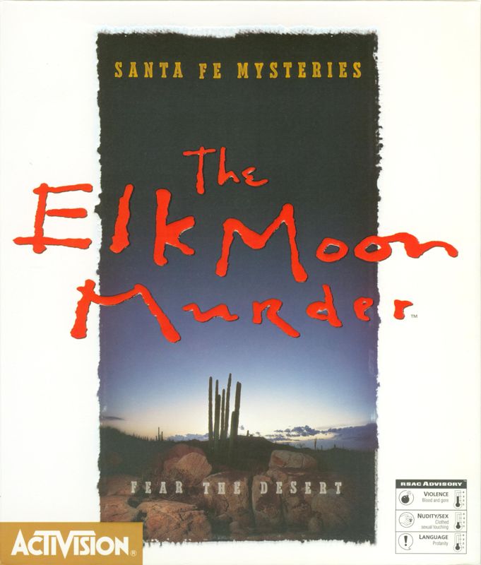 Front Cover for Santa Fe Mysteries: The Elk Moon Murder (DOS and Macintosh and Windows)