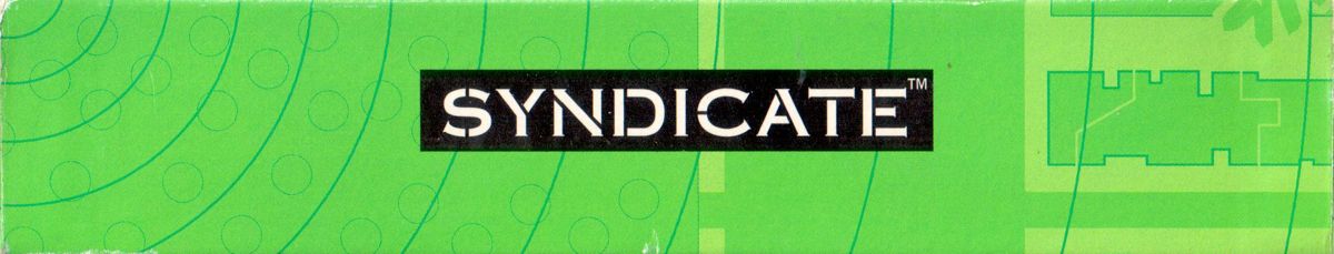 Spine/Sides for Syndicate (Amiga) ("Amiga Chaos Pack" edition): Bottom