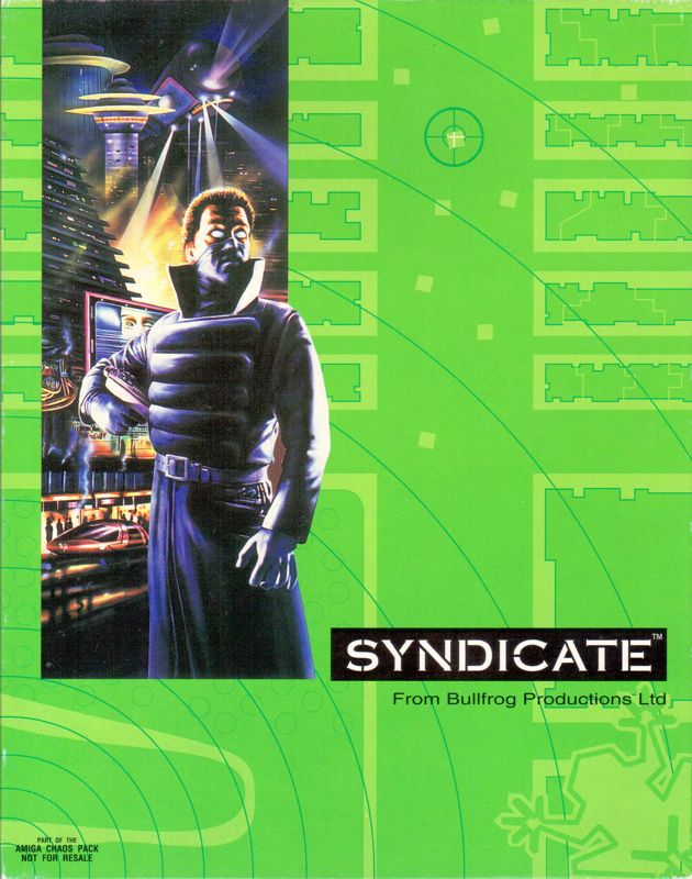 Front Cover for Syndicate (Amiga) ("Amiga Chaos Pack" edition)