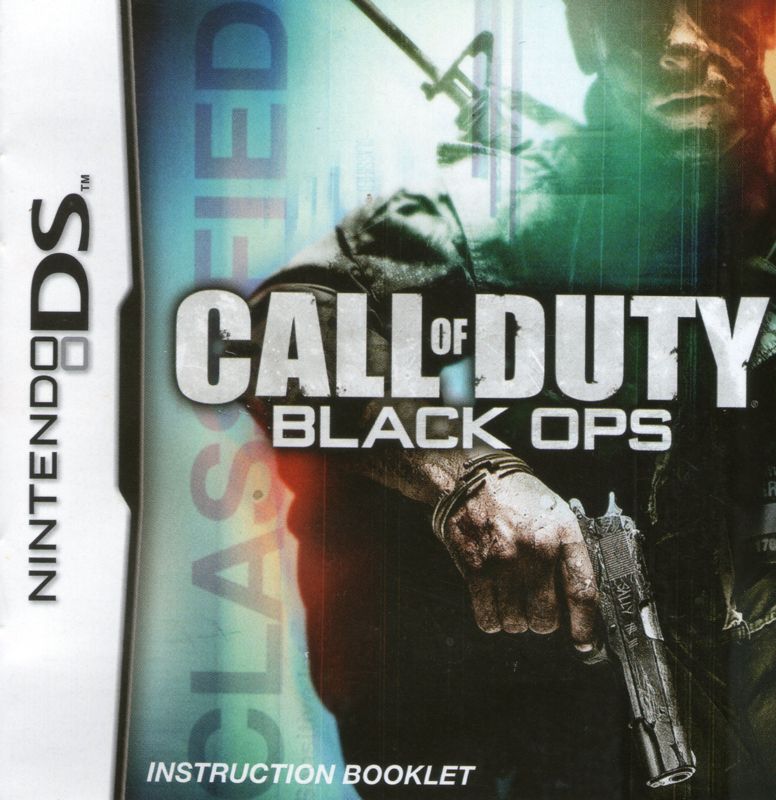 Manual for Call of Duty: Black Ops (Nintendo DS): Front