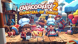 Front Cover for Overcooked! 2: Carnival of Chaos (Nintendo Switch) (download release)