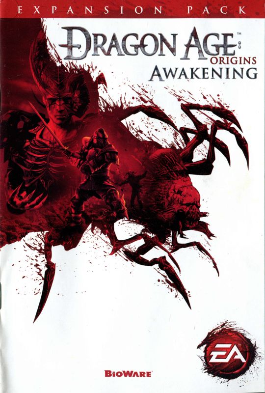 Manual for Dragon Age: Origins - Awakening (Windows): Front
