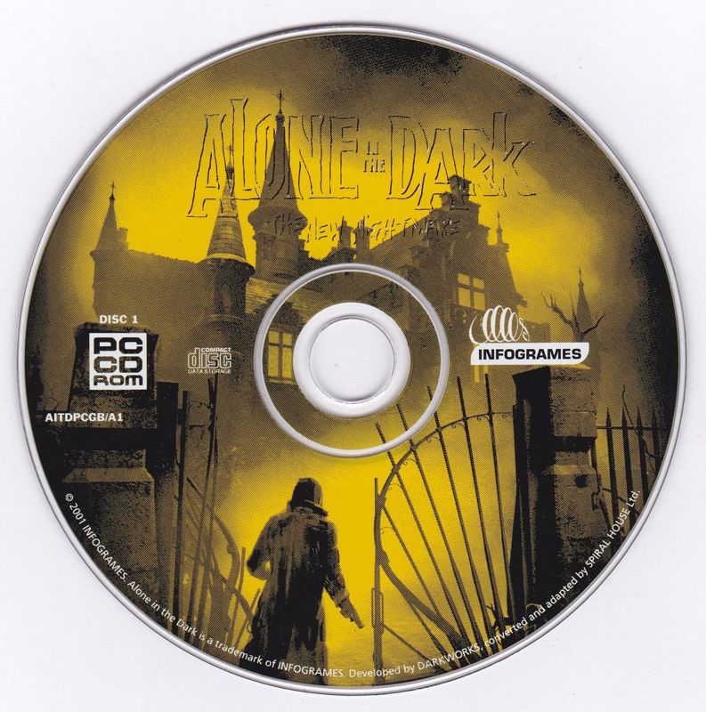 Media for Alone in the Dark: The New Nightmare (Windows) (Best of Infogrames release): Disc 1