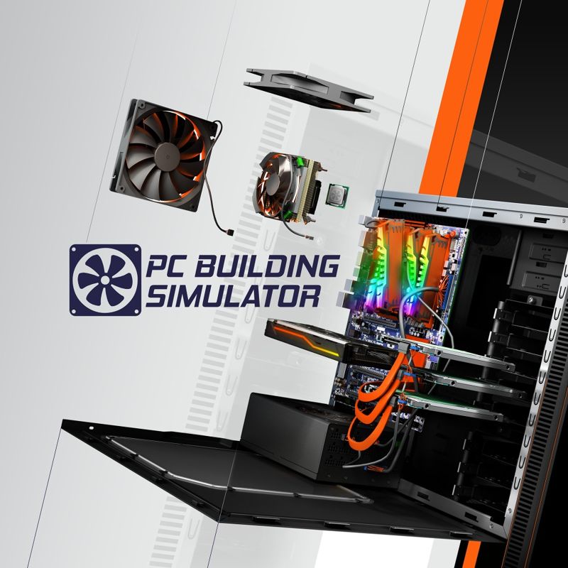 Front Cover for PC Building Simulator (PlayStation 4) (download release)