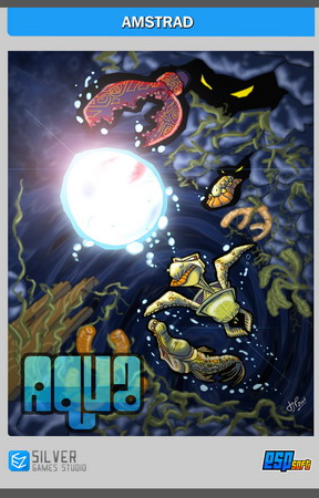 Front Cover for Aqua (Amstrad CPC) (cassette version)