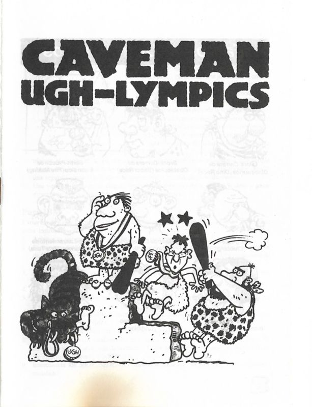 Caveman Ugh-Lympics cover or packaging material - MobyGames