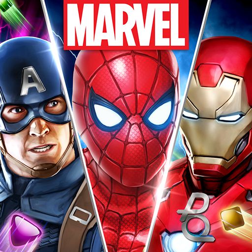 Front Cover for Marvel Puzzle Quest (Android) (Google Play release): R187 release