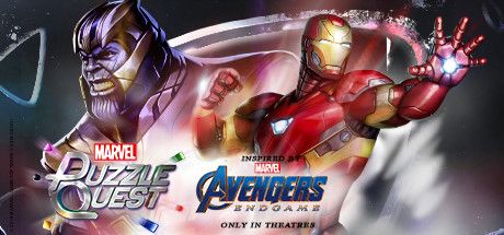 Front Cover for Marvel Puzzle Quest (Windows) (Steam release): Avengers: Endgame Cover Art