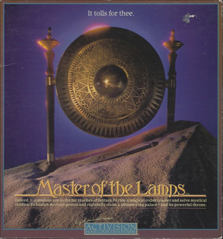 Front Cover for Master of the Lamps (Atari 8-bit)