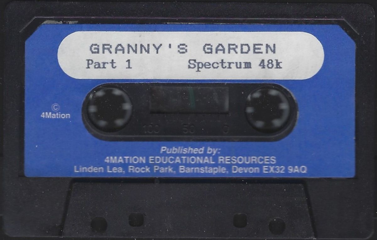 Media for Granny's Garden (ZX Spectrum)