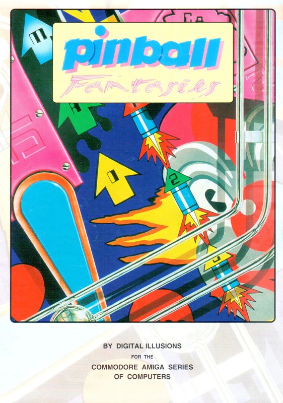 Manual for Pinball Fantasies (Amiga) ("Amiga Chaos Pack" Edition): Front