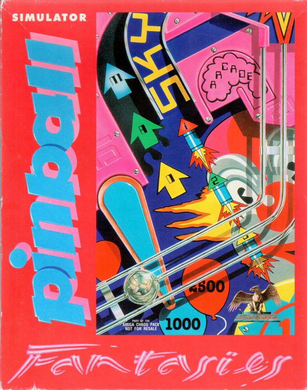 Front Cover for Pinball Fantasies (Amiga) ("Amiga Chaos Pack" Edition)