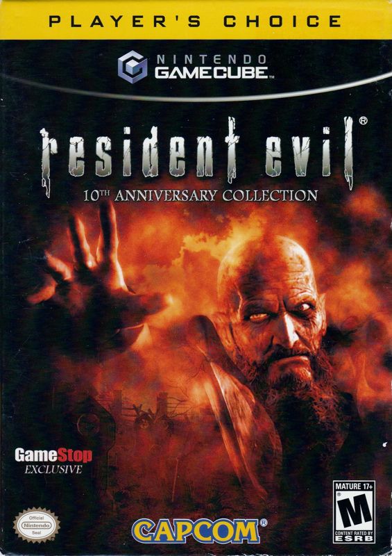 Front Cover for Resident Evil: 10th Anniversary Collection (GameCube) (Player's Choice release)