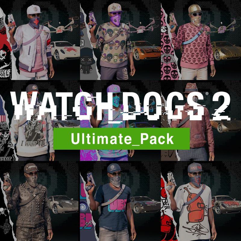 Front Cover for Watch_Dogs 2: Ultimate Pack (PlayStation 4) (download release)