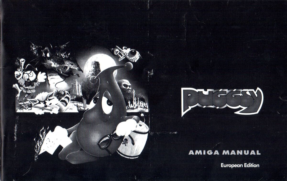 Manual for Puggsy (Amiga): Front