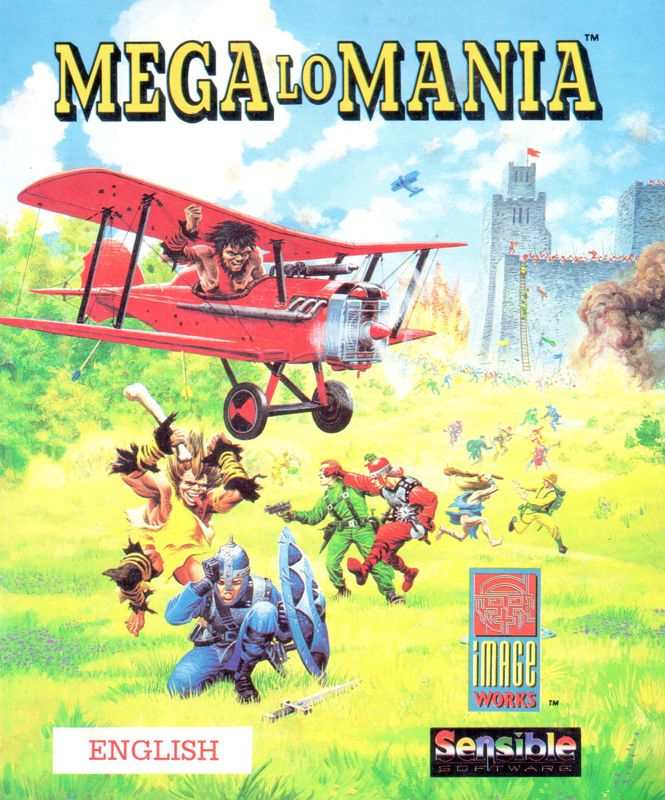 Manual for Mega lo Mania (Amiga): Front