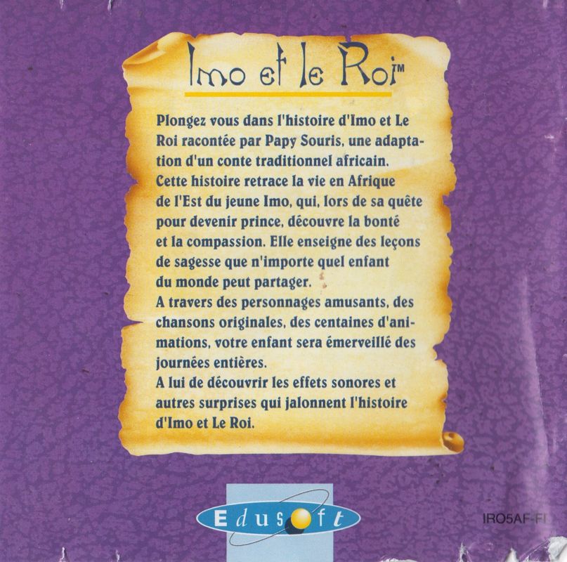 Other for Magic Tales: Imo & the King (Macintosh and Windows): Jewel Case - Inside
