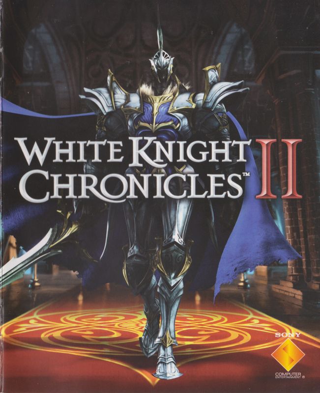 Manual for White Knight Chronicles II (PlayStation 3): Front