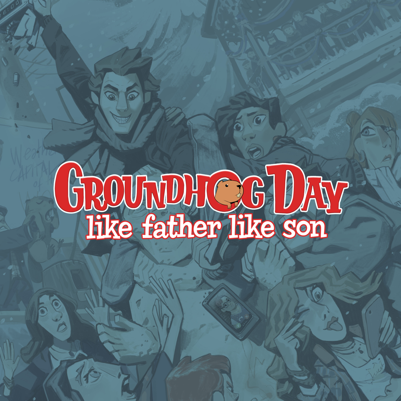 Front Cover for Groundhog Day: Like Father Like Son (PlayStation 4) (download release)
