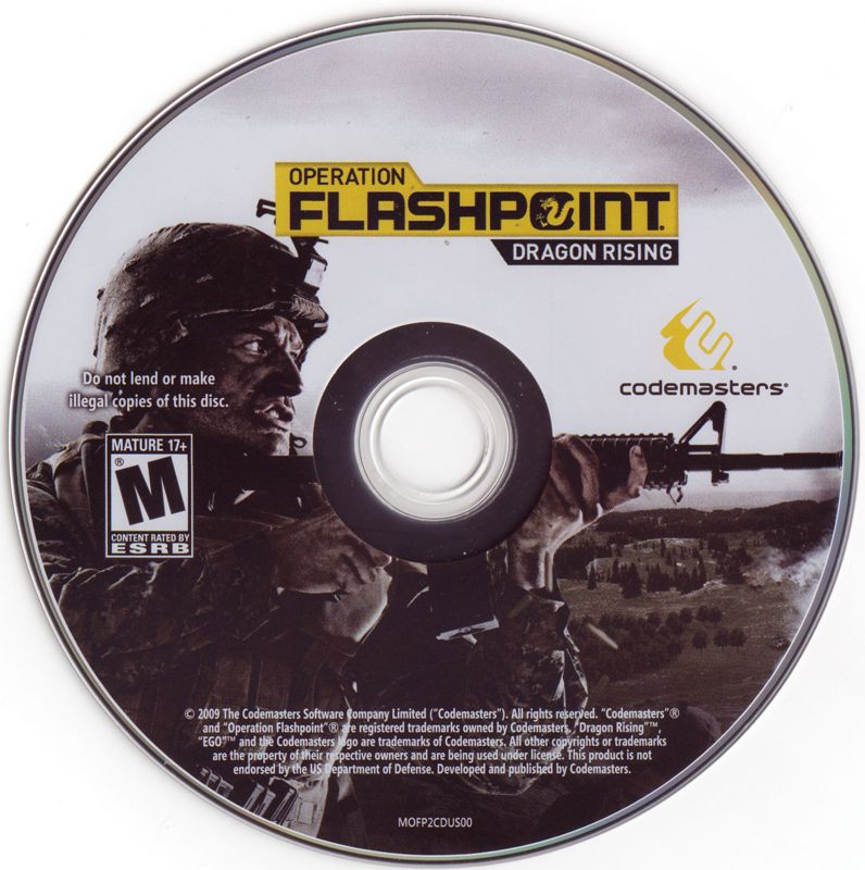 Operation Flashpoint: Dragon Rising cover or packaging material - MobyGames