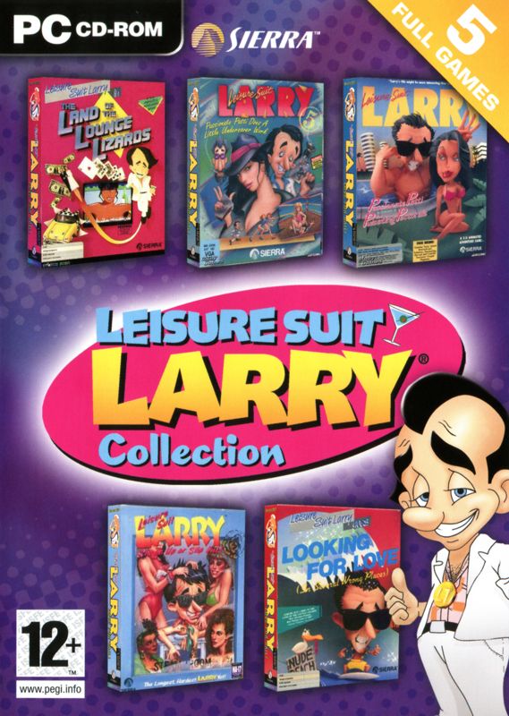 Front Cover for Leisure Suit Larry Collection (Windows) (Release with PEGI rating)