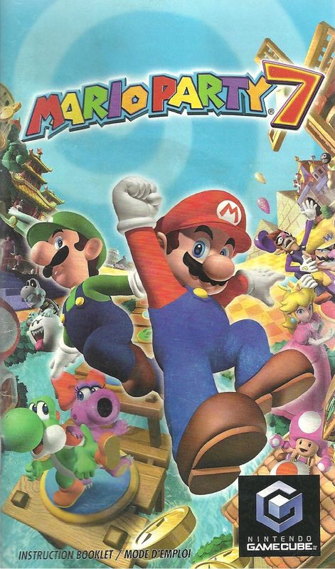 Manual for Mario Party 7 (GameCube): Front