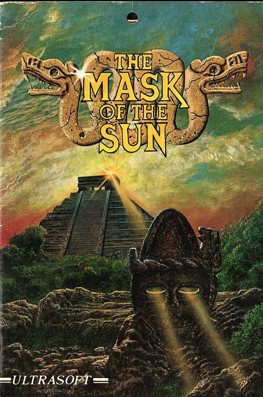 Front Cover for The Mask of the Sun (Apple II) (Original Ultrasoft release)