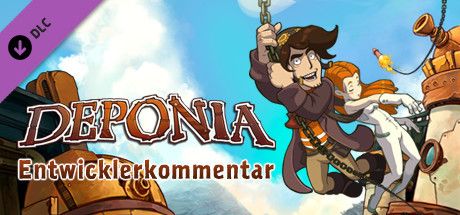 Front Cover for Deponia: Developer Commentary (Linux and Macintosh and Windows) (Steam release): German version