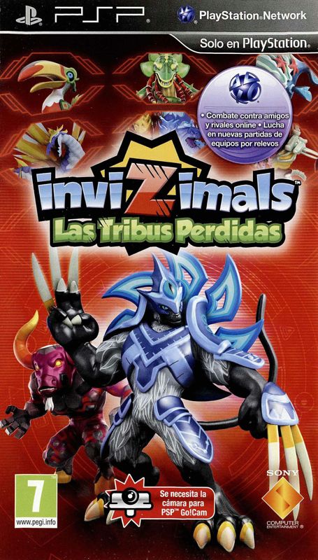Front Cover for InviZimals: The Lost Tribes (PSP)