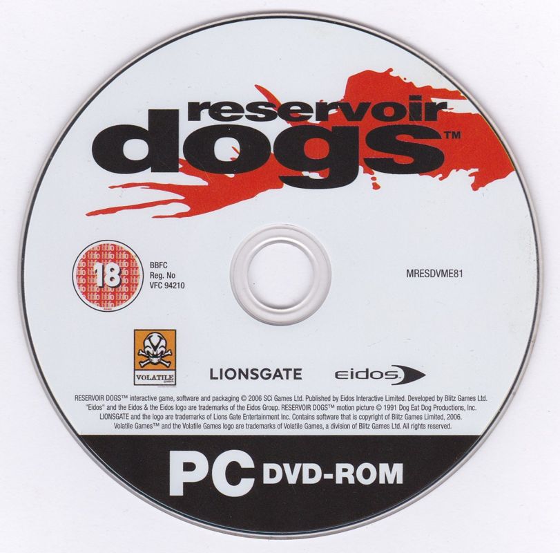 Media for Reservoir Dogs (Windows)