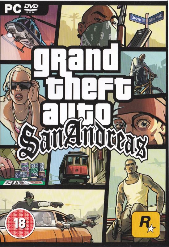 Grand Theft Auto: San Andreas cover or packaging material - MobyGames