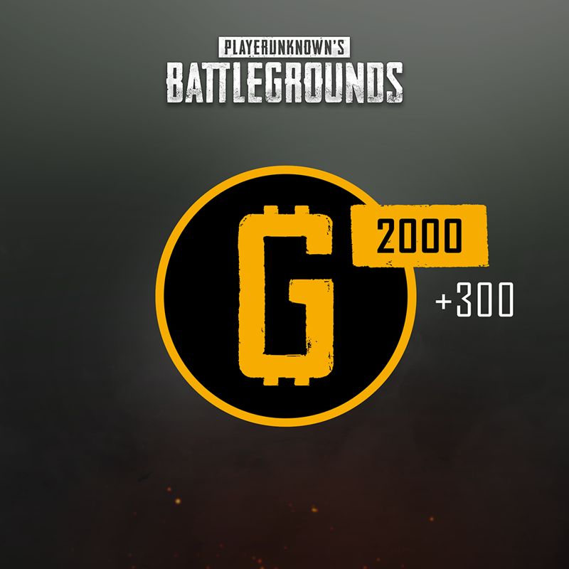 Front Cover for PlayerUnknown's Battlegrounds: 2,000 (+ 300 Bonus) G-Coin (PlayStation 4) (download release)