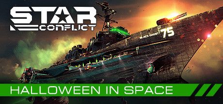 Front Cover for Star Conflict (Linux and Macintosh and Windows) (Steam release): Star Conflict: Halloween in Space